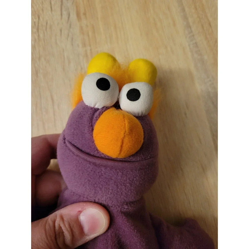 Sesame Street Honker Plush Purple Soft Stuffed Beanbag Toy Beanie 8in - B‎